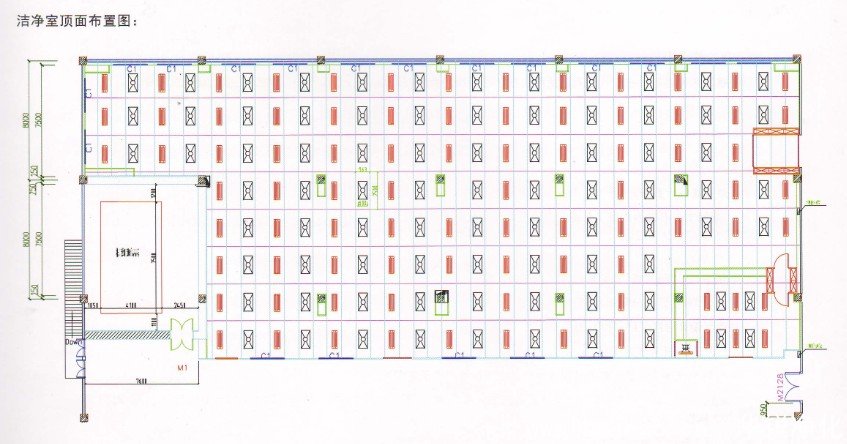 醫藥廠房潔凈室平面圖